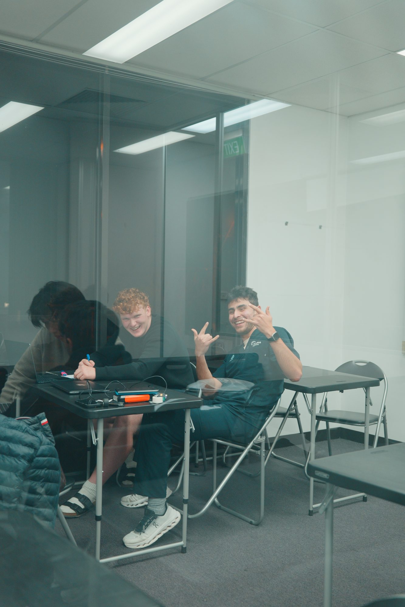 Students enjoying a session at the Spartan Tuition office